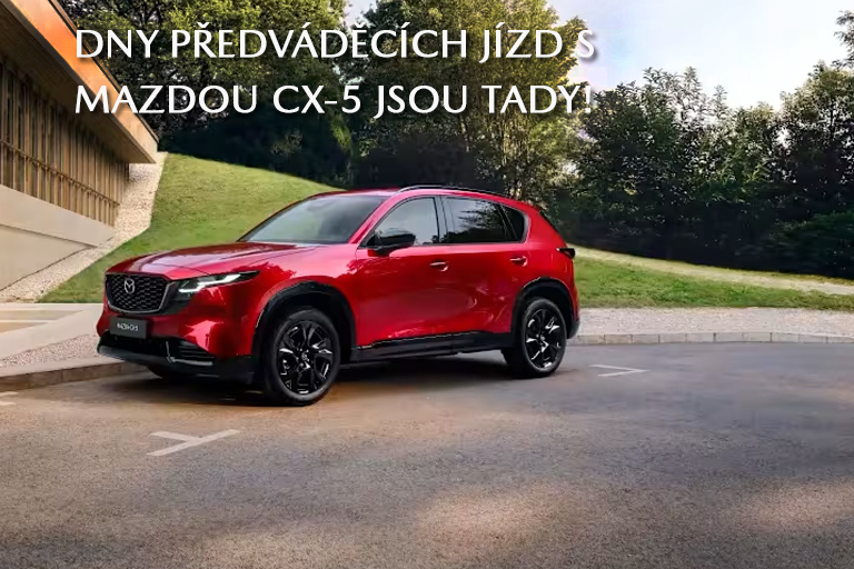 DNY PŘEDVÁDĚCÍCH JÍZD S MAZDOU CX-5 JSOU TADY!