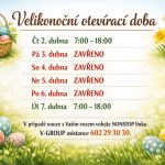 Velikonoční otevírací doba