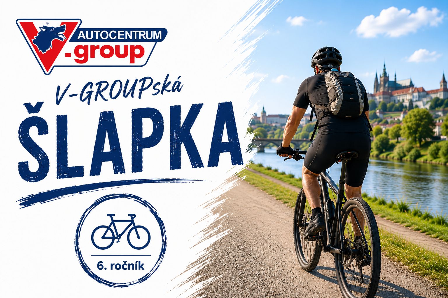 V-GROUPská Šlapka je zpět! Přidejte se k nám na 6. ročník společného cyklovýletu
